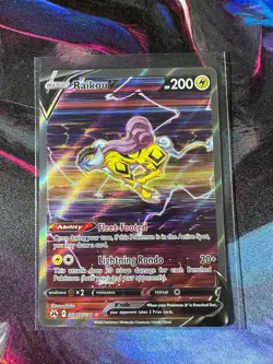 Raikou V GG41/GG70 Crown Zenith: Galarian Gallery Pokemon TCG Minty - Image 1