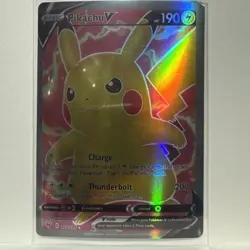The Pokemon Company Pikachu!! V Full Art Holo Ultra Rare 170/185 Vivid Voltage - Image 1
