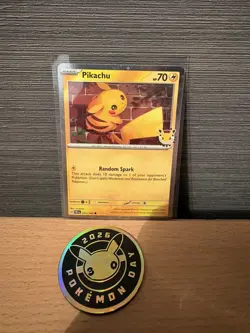 Pokemon Day 2026 Pikachu Promo & Coin - Image 1