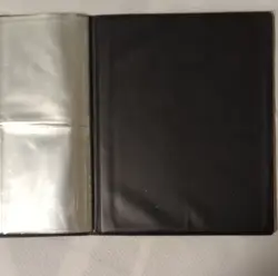 Wizards of the Coast Pokemon TCG Album Binder 4-Pocket Blue Black 1999 Vintage - Image 4