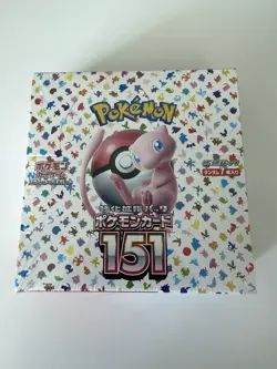 Pokemon TCG: 151 SV2a Japanese Booster Box Sealed (20 Packs) Shrink Wrapped 4521329346045 - Image 1