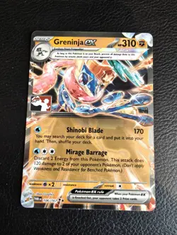 Pokemon TCG - Greninja ex 106/167 Play Stamped Prize Pack Series 7 Holo - Image 1