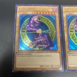 Yugioh - Dark Magician CT13-EN003 2016 Limited Edition ULTRA VLP/NM X2 SDY ART - Image 2