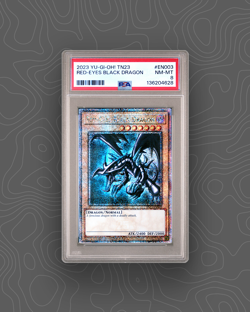 2025 YU-GI-OH! TN23-EN003 RED-EYES BLACK DRAGON 1ST-ED QCSR PSA 8 - Image 1