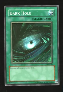 The Legend of Blue Eyes White Dragon #LOB-052 Dark Hole (Magic) - Image 1