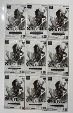 9 Pack Lot One Piece Card Game TCG Tournament Pack 2025 Volume 2 *Sealed English - Image 1