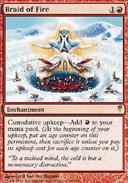 MTG - Braid of Fire ColdSnap - Image 1