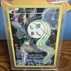 Pokemon TCG Meloetta Black Star Promo XY120 Full Art Ultra Rare Holo Card NM #1 - Image 1