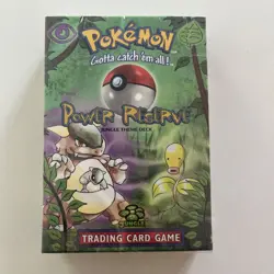 1999 Pokemon TCG "Power Reserve" Jungle Theme Deck - Factory Sealed - Image 1