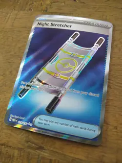 Night Stretcher 173/132 Pokemon TGC Mega Evolution Ultra Rare Trainer Item NM - Image 2