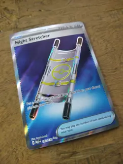 Night Stretcher 173/132 Pokemon TGC Mega Evolution Ultra Rare Trainer Item NM - Image 3