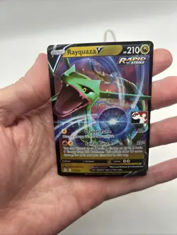 110/203 Rayquaza V Prize Pack Series Stamped Play Pokemon TCG Evolving Skies - Image 3