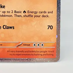 Growlithe Cosmo Promo Holo SV Scarlet & Violet Promo Card 024 NM Pokemon - Image 4