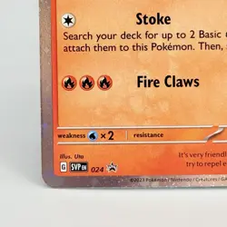 Growlithe Cosmo Promo Holo SV Scarlet & Violet Promo Card 024 NM Pokemon - Image 5