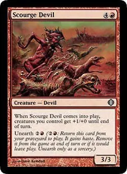 MTG - Scourge Devil - Foil Shards of Alara - Image 1
