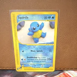 Pokemon Squirtle Expedition Base Set 131/165 e-reader yuka morii - Image 1