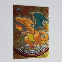 2000 Topps Chrome Charizard #6 Charmeleon #5 TV Animation Pokemon 1999 Charizard - Image 2
