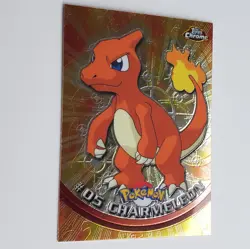 2000 Topps Chrome Charizard #6 Charmeleon #5 TV Animation Pokemon 1999 Charizard - Image 4