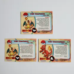 2000 Topps Chrome Charizard #6 Charmeleon #5 TV Animation Pokemon 1999 Charizard - Image 5