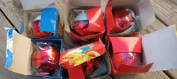 New Sealed Pokemon 23k Burger King Gold Plated Trading CardSet Blue/Red Lot Of 6 - Image 2