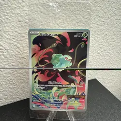 Pokemon TCG Bulbasaur 133/132 Mega Evolutions IR Stamped Promo sealed Mint - Image 1