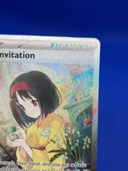 Pokemon Scarlet Violet 151 Erika’s Invitation 203/165 Special Illustration Rare - Image 4