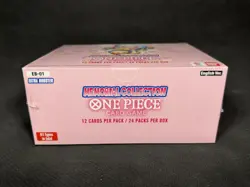 One Piece TCG Sealed Booster Box Memorial Collection Extra Booster EB-01 Bandai - Image 3