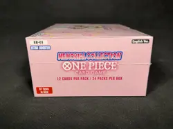 One Piece TCG Sealed Booster Box Memorial Collection Extra Booster EB-01 Bandai - Image 4