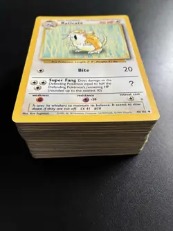 Vintage Pokemon Cards Bundle x 100 including base set 1999 WOTC - Image 1