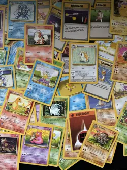 Vintage Pokemon Cards Bundle x 100 including base set 1999 WOTC - Image 4