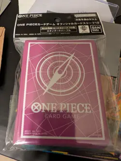 Bandai One Piece Card Game Official Card Sleeves 70ct Standard Purple - Image 1