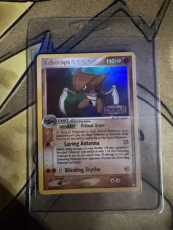 Kabutops 10/108 Holo Rare Ex Power Keepers Pokemon Card STAMPED - Image 1