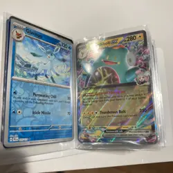 Pokemon Mini Binder with Mix of Pokemon Ex tradings cards and holos - Image 4