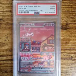 Mew ex SVP053 151 Special Illustration Promo Pokemon Card PSA 9 ✅ - Image 1