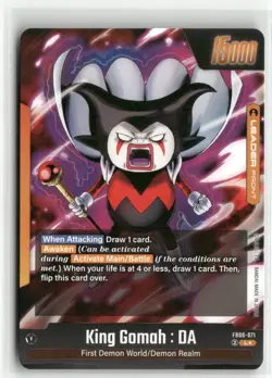 King Gomah: Da FB06-071 Alternate Art Leader Dragon Ball Card Rivals Clash - Image 2