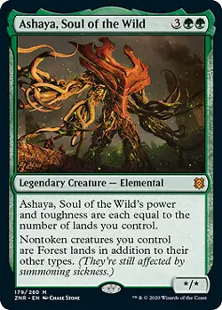 MTG - Ashaya, Soul of the Wild, Zendikar Rising - Image 1