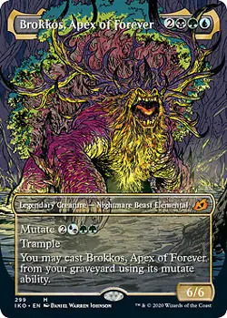 MTG - Brokkos, Apex of Forever - Showcase, Ikoria: Lair of Behemoths - Image 1