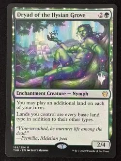 1x MTG Dryad of the Ilysian Grove - Promo Pack: Theros Beyond Death (PPTHB) #169 - Image 1