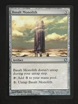 1x MTG Basalt Monolith - Commander 2013 (C13) #237 - Magic the Gathering - Image 1