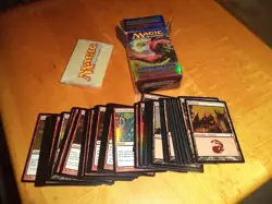MTG Fire And & Lightning Premium Series Complete Deck Looks Brand New Bolts - Image 1