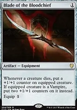 MTG - Blade of the Bloodchief, Commander 2017 - Image 1