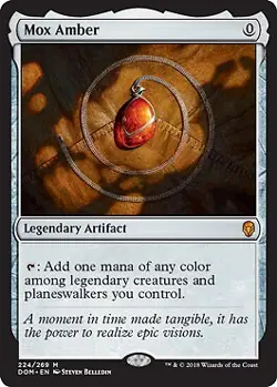 MTG - Mox Amber, Dominaria - Image 1