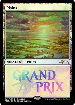MTG - Plains - Foil 2018 Grand Prix Promo, Unique & Misc Promos - Image 1