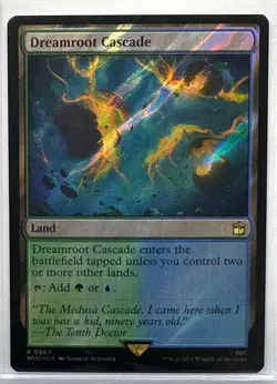 Dreamroot Cascade (Surge Foil) Doctor Who Magic the Gathering MTG, (864) - Image 1