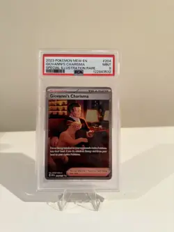 Pokemon 151 Trainer Giovanni's Charisma 204/165 Special Illustration Rare PSA 9 - Image 4