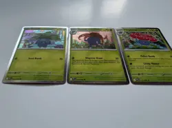 Oddish 001 + Gloom 002 + Vileplume 003 - Phantasmal Flames - Cosmo HOLO Set - Image 3