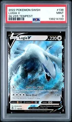 LUGIA EX #082 DOUBLE RARE 2025 POKEMON PRE EN PRISMATIC EVOLUTIONS PSA 9 MINT - Image 1