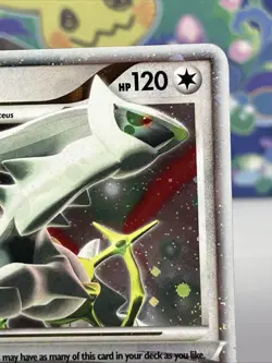 Pokemon TCG 2009 Arceus LV X 95/99 Platinum Holographic Ultra Rare Light Play - Image 5