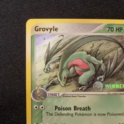 Grovyle 004 Winner Stamped Black Star Promo Pokemon TCG - NM - Image 3