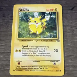 LP Pikachu - 60/64 - Common - 1st Edition Pokemon Jungle - Image 2